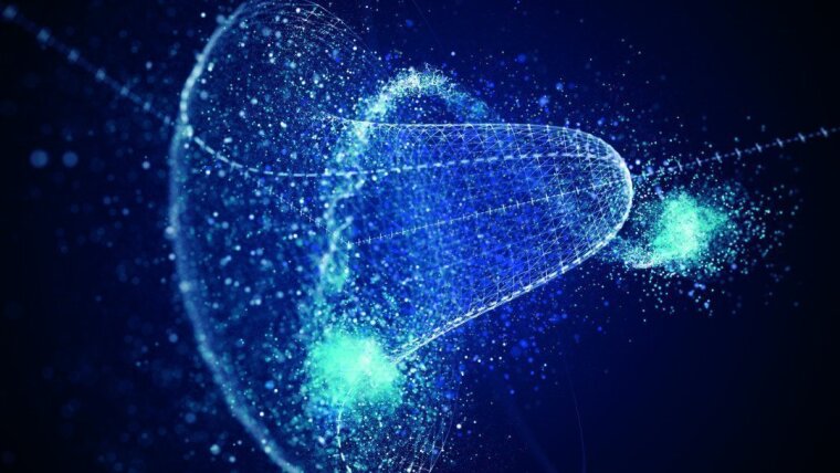 Artistic depiction of the Brout-Englert-Higgs field