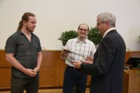 Übergabe der Staatsexamenszeugnisse an die Lehramtsabsolventen