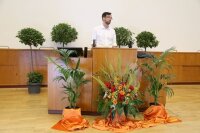 Ansprache des Studiengangsverantwortlichen für Werkstoffwissenschaft Prof. Dr. Marek Sierka.