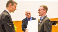 Dr. Silvio Fuchs  was awarded with the Faculty Prize for the best doctoral thesis sponsored by Rohde & Schwarz 