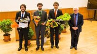 Sina Saravi, Tobias Tieß und Philipp Wustelt were graduated with "summa cum laude" (with distinction)