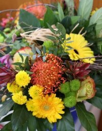 Flower buquet for the prize winners