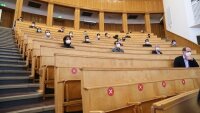 The audience under Corona conditions