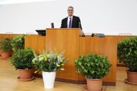 Begrüßung und Vorstellung der Fakultät durch den Dekan, Prof. Dr. Christian Spielmann