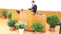 Im Namen der  Absolventen zieht M.Sc. Felix Wechsler ein Resumé über sein Photonics-Studium.