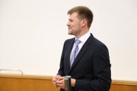 Im Namen der  Absolventen zieht M.Sc. Felix Wechsler ein Resumé über sein Photonics-Studium.