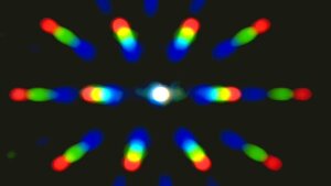Light diffration spectrum