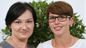 Mandy Hartung und Sarah Wusch